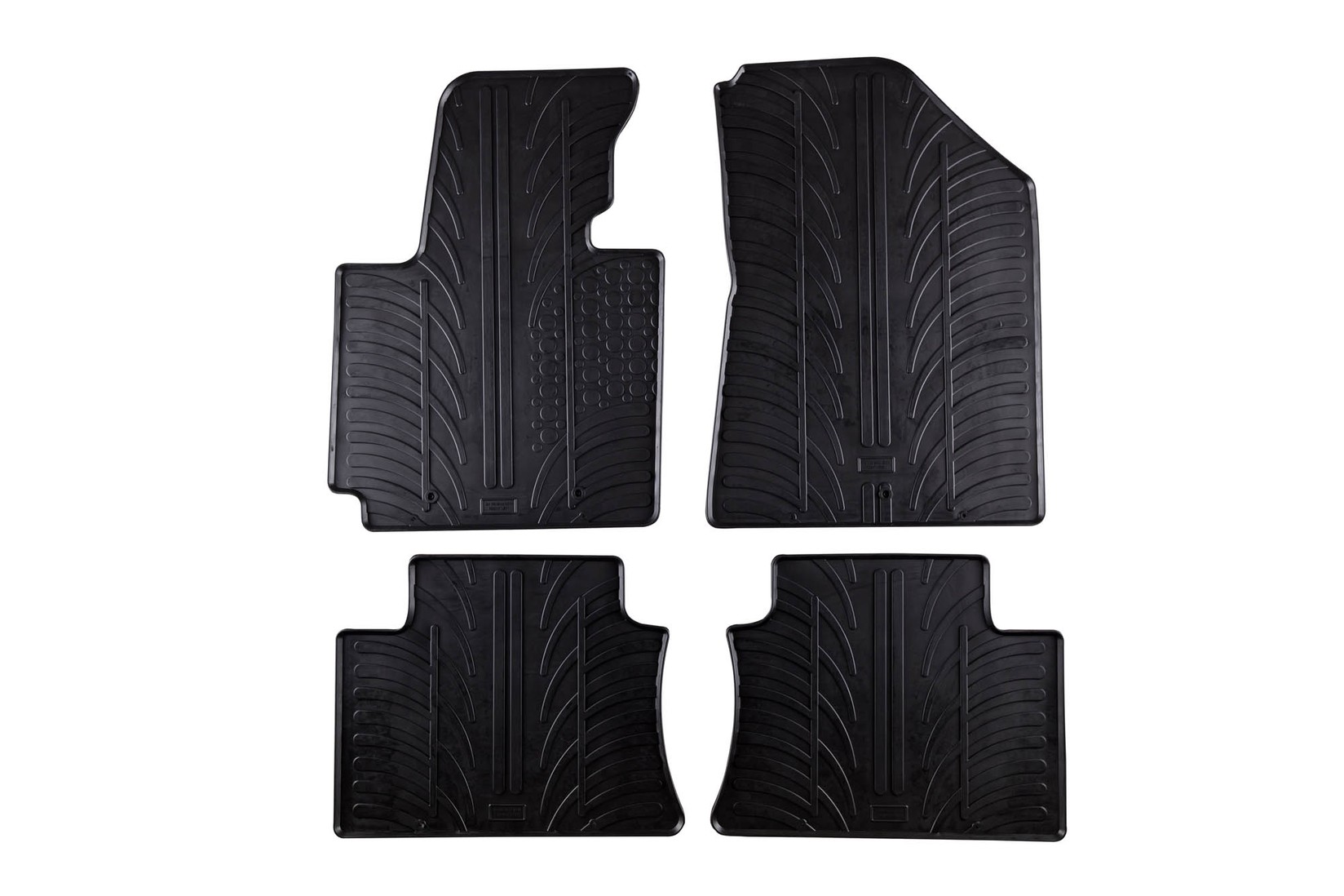 GLEDRING Гумени патосници за Kia Soul 2014-2019 4 дела црни