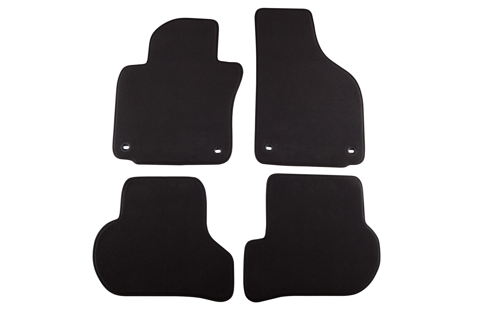 PETEX Платнени патосници за SKODA Octavia II со овални отвори 06/2004-12/2007/Octavia RS/Octavia Scout 2007-12/2007 4 делови (B024U) Style