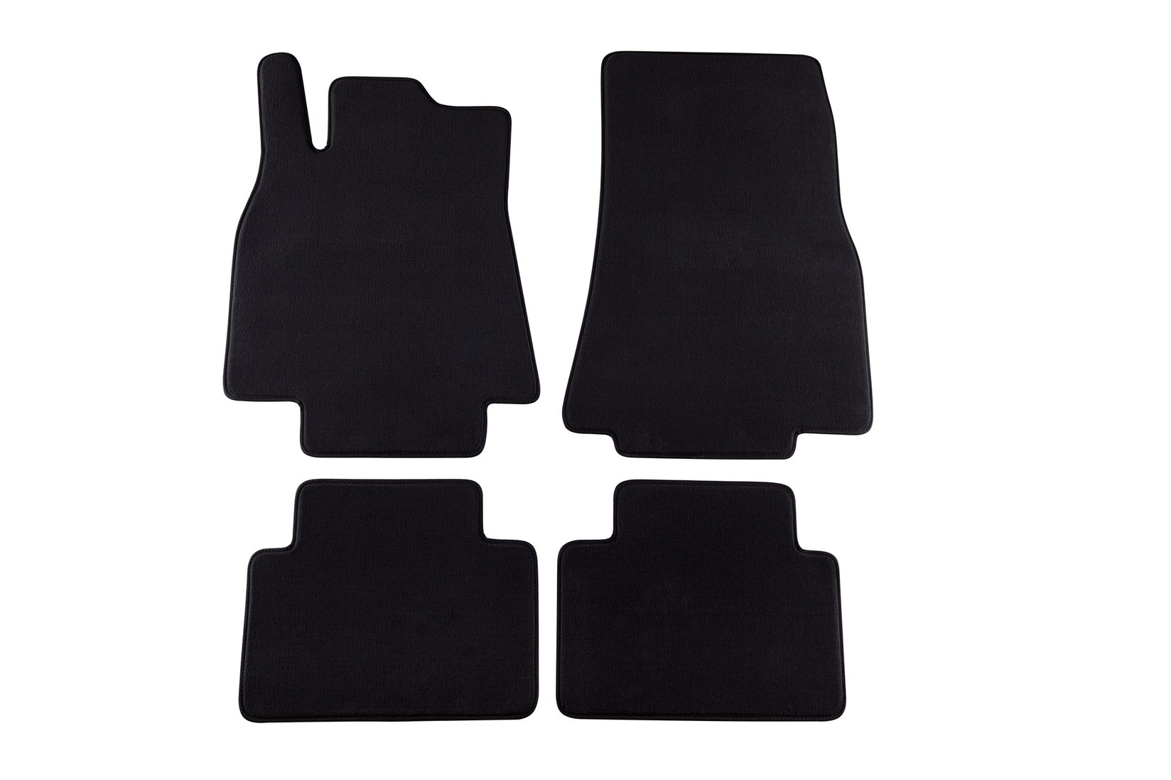 PETEX Платнени патосници за Mercedes A класа W169 09/2004-08/2006 4 делови црни (KL02) Style материјал