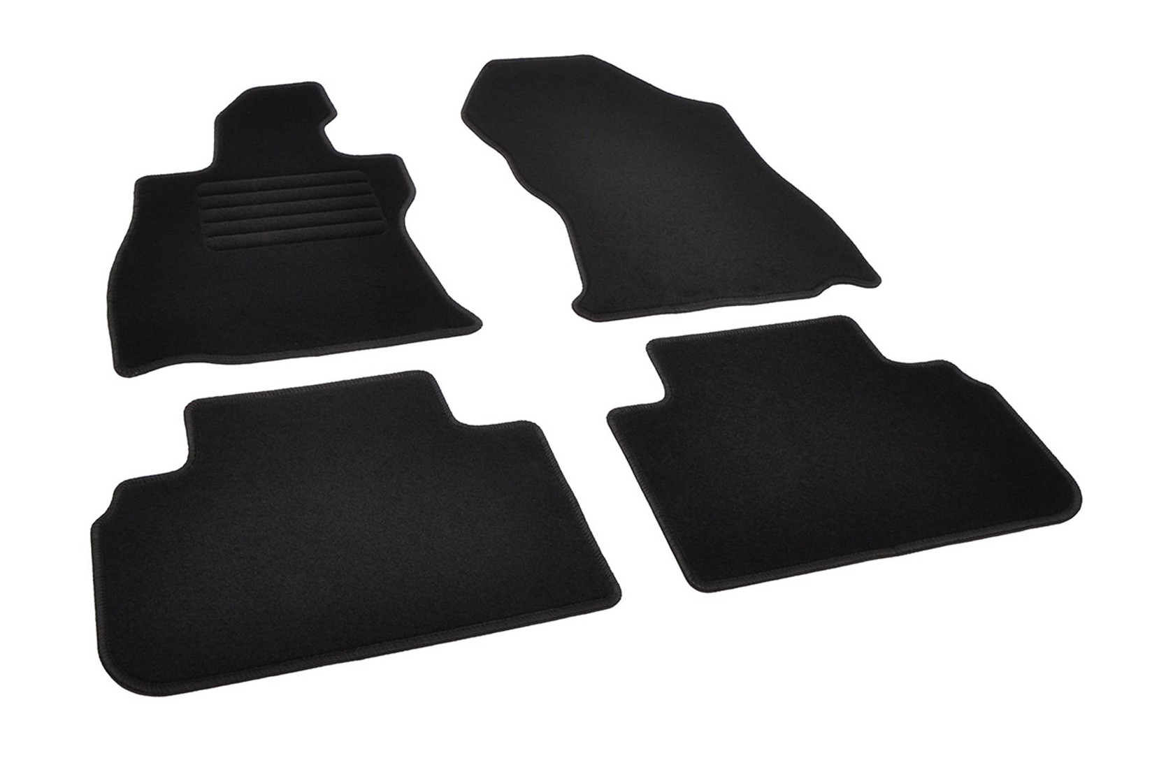 RIGUM Платнени патосници за Subaru Forester E-Boxer по 2020 година, 4 дела, црни