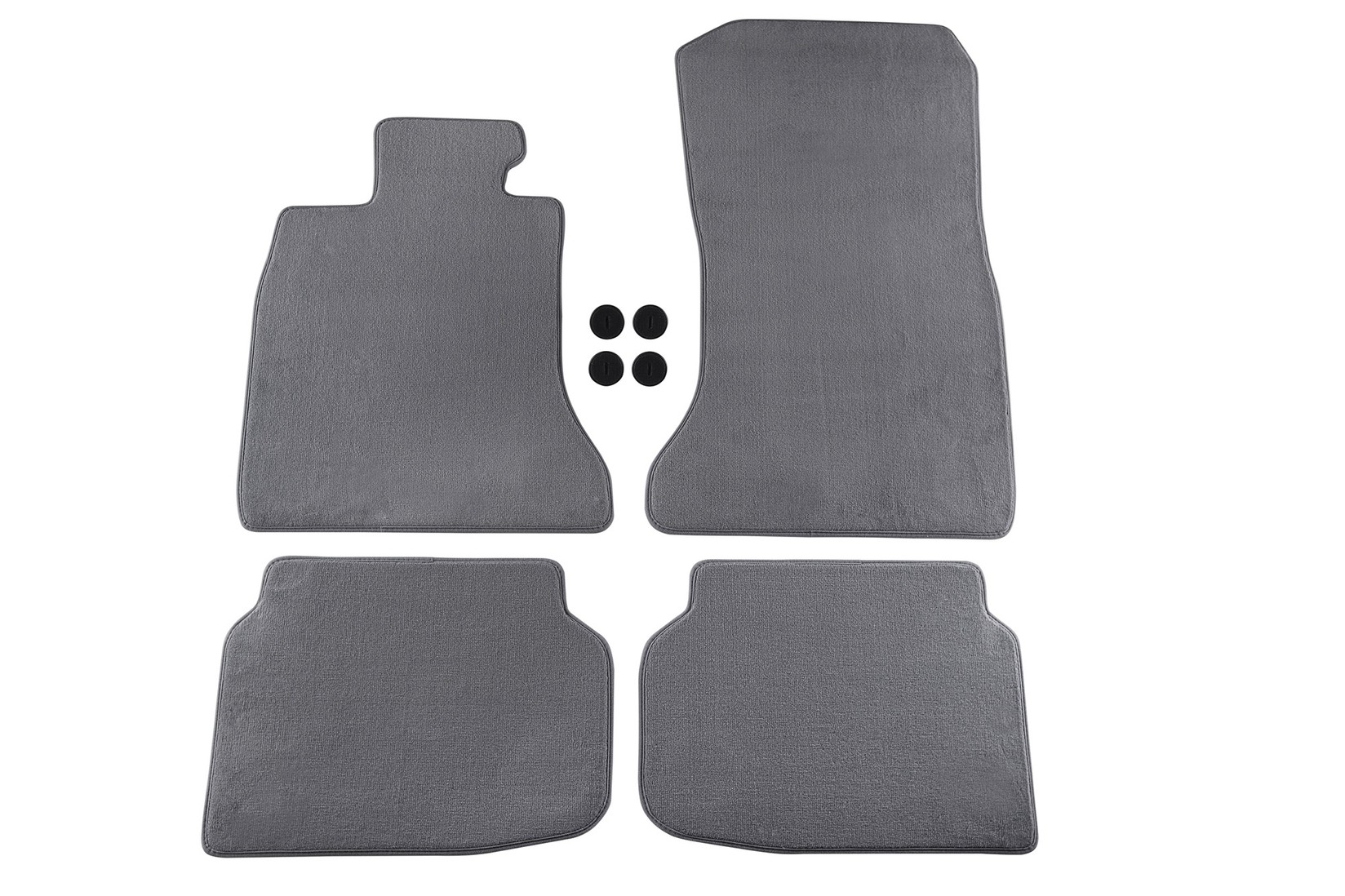 PETEX Платнени патосници за BMW серија 7 F01 кратка база 11/2008-2015 година сиви 4 делови (B188) Comet материјал