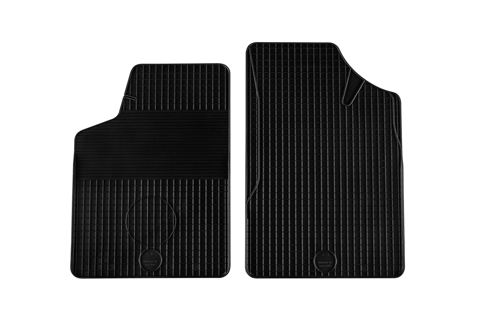 GUMARNY ZUBRI Универзални гумени патосници серија UNI Pick-up од 2 дела црни