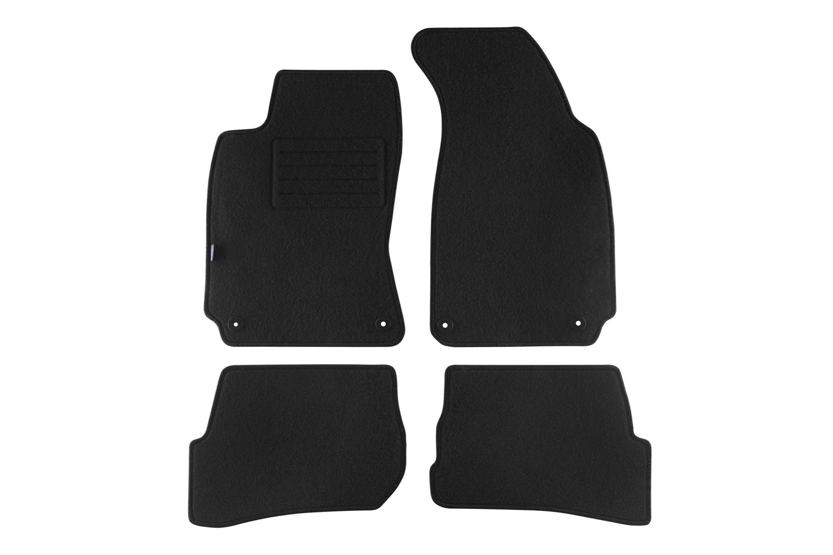 PETEX Платнени патосници за VW Passat 10/1996-07/2001 4 делови црни (B014) Rex материјал