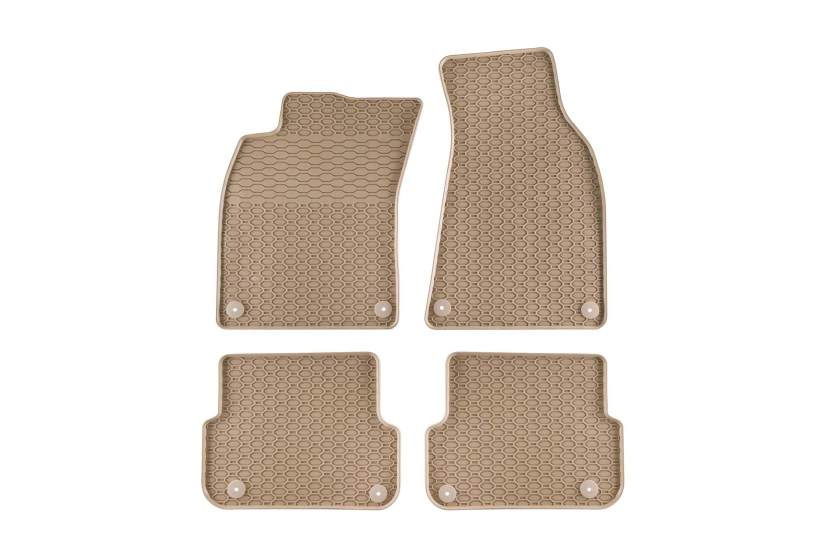 GEYER & HOSAJA Гумени патосници за Audi A6 C6 седан/avant 2004-2012 година 4 дела кремави