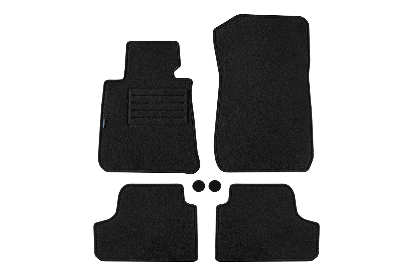 PETEX Платнени патосници за BMW серија 3 E93 кабрио 03/2007-02/2014 4 делови црни (B172) Rex материјал