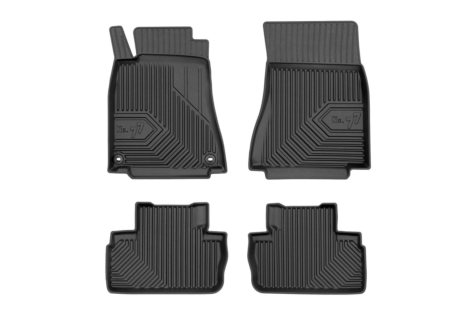 FROGUM 2.5D гумени патосници модел 77 за Lexus IS седан4x4 2005-2013 4 дела црни