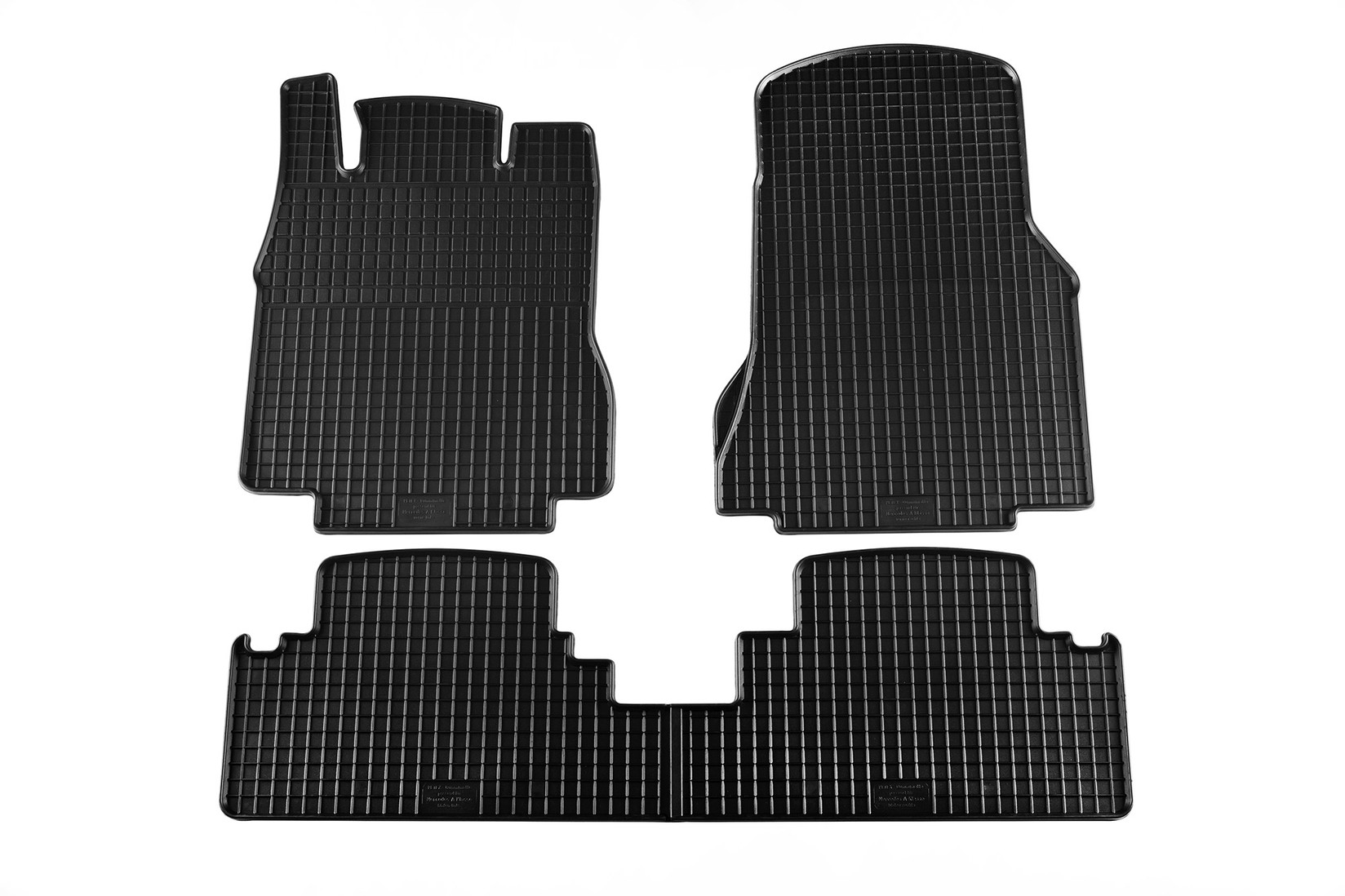 PETEX Гумени патосници за Mercedes A класа W168 1997-2004 4 дела црни