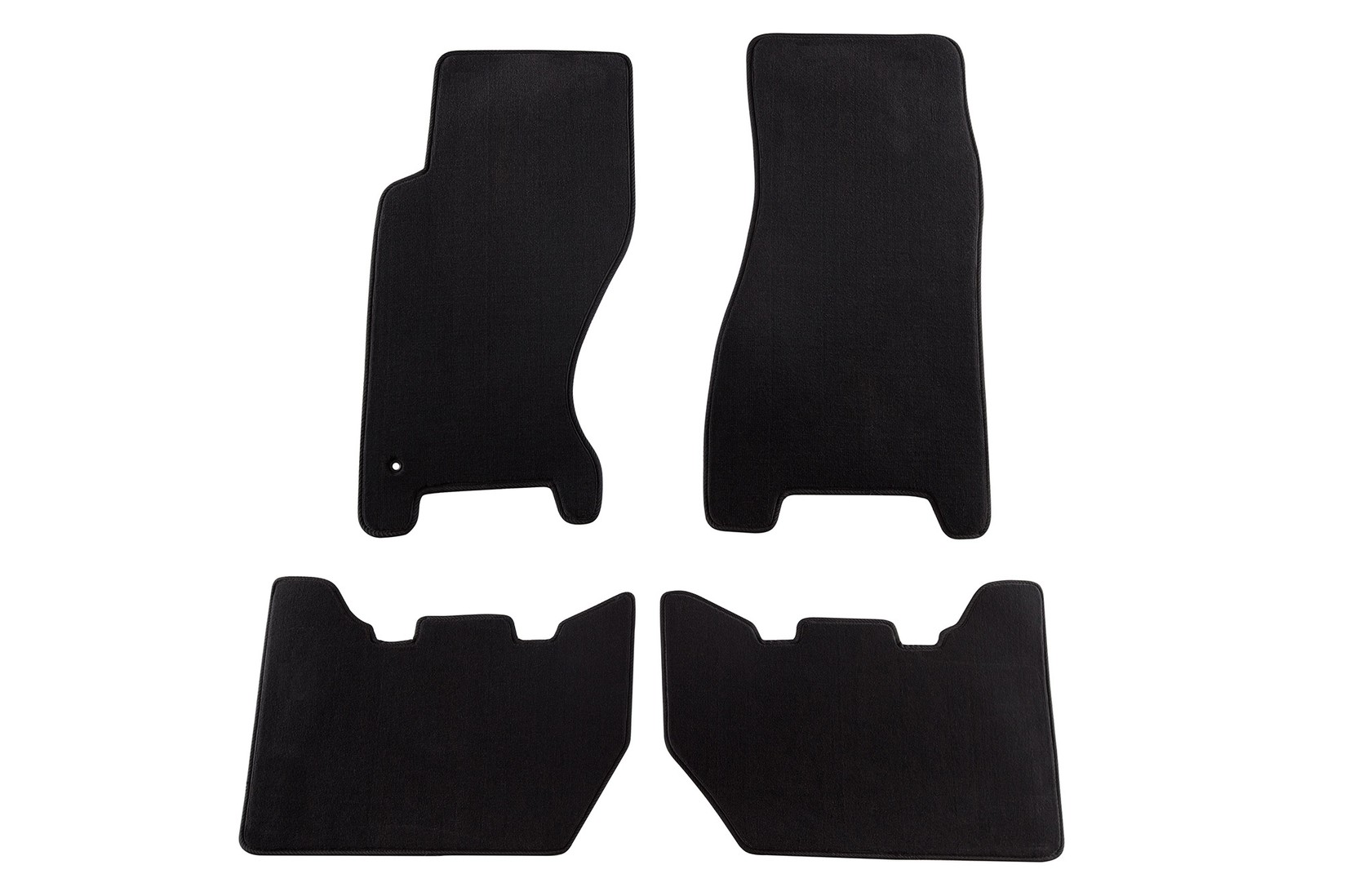 PETEX Платнени патосници за Chrysler Grand Cherokee 1999-2005 4 делови црни (B161) Style материјал