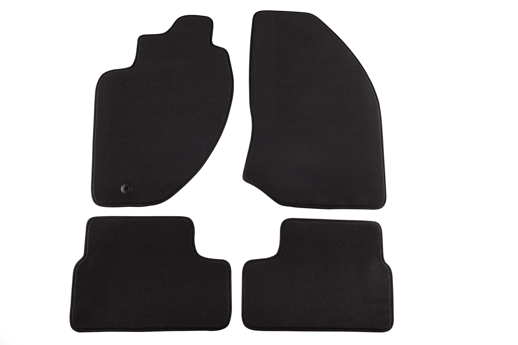 PETEX Платнени патосници за Alfa Romeo 166 10/1998-2007 4 делови црни (B001) Style материјал