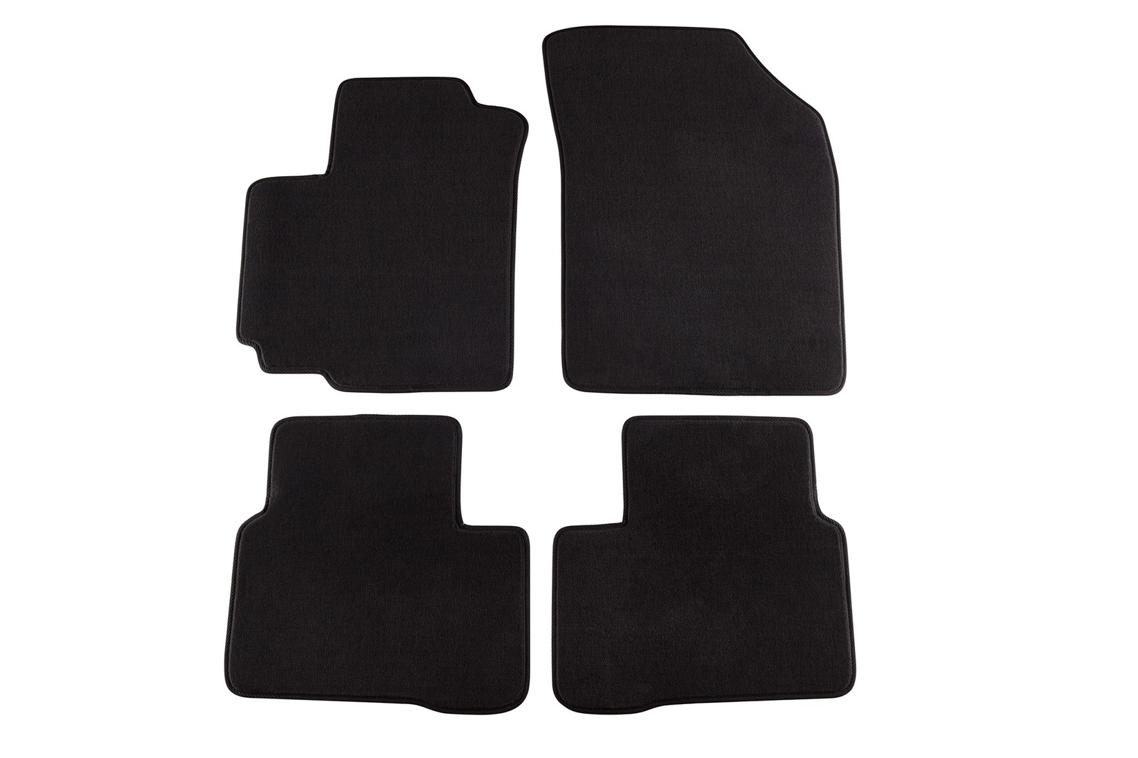 PETEX Платнени патосници за Suzuki Swift 09/2010 => 4 делови црни (KL01) Style материјал