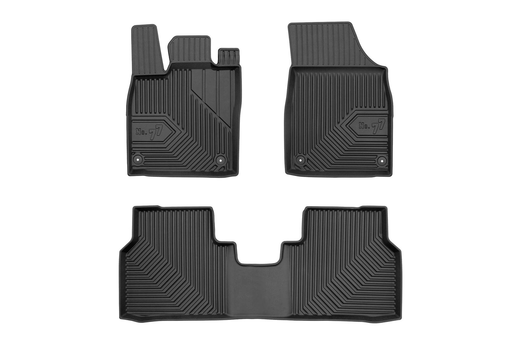FROGUM 2.5D гумени патосници модел 77 за Audi Q4 E-Tron Cupra Born по 2021г. Scoda Enyaq IV Volkswagen ID.4 по 2020г. ID.5 по 2022г. 4 дела