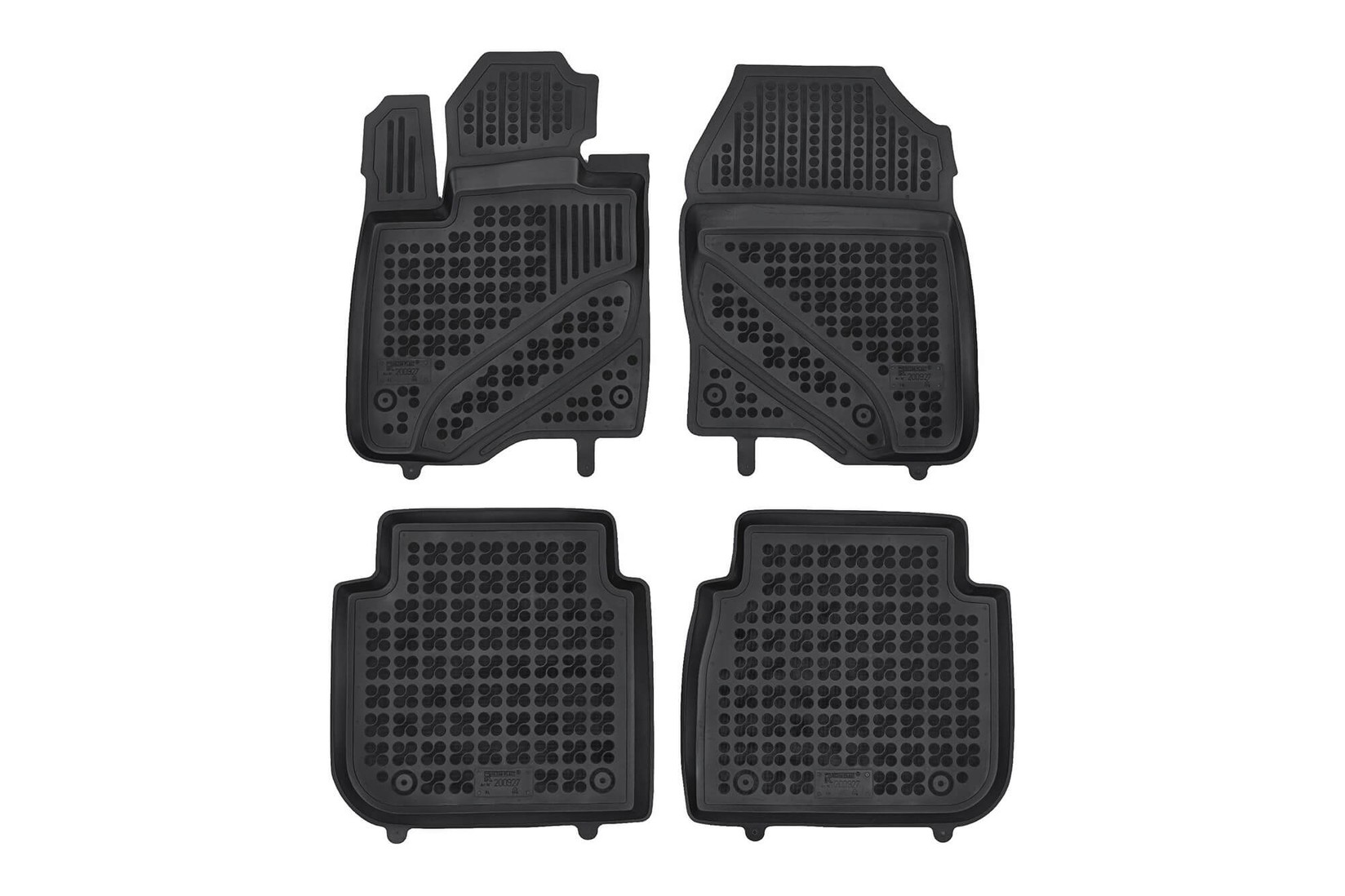 REZAW-PLAST Гумени патосници за Lexus RX за сите модели вклучително HeV PHeV по 2022 година 4 дела црни