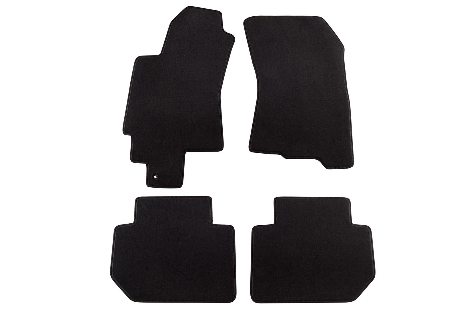 PETEX Платнени патосници за Subaru B9 Tribeca 5 места 11/2006-2010 4 делови црни (B161) Style материјал