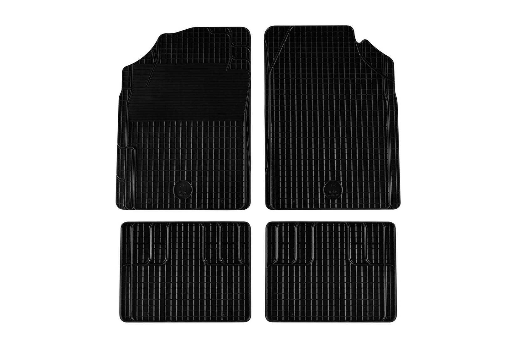 GUMARNY ZUBRI Универзални гумени патосници серија Global од 4 дела црни