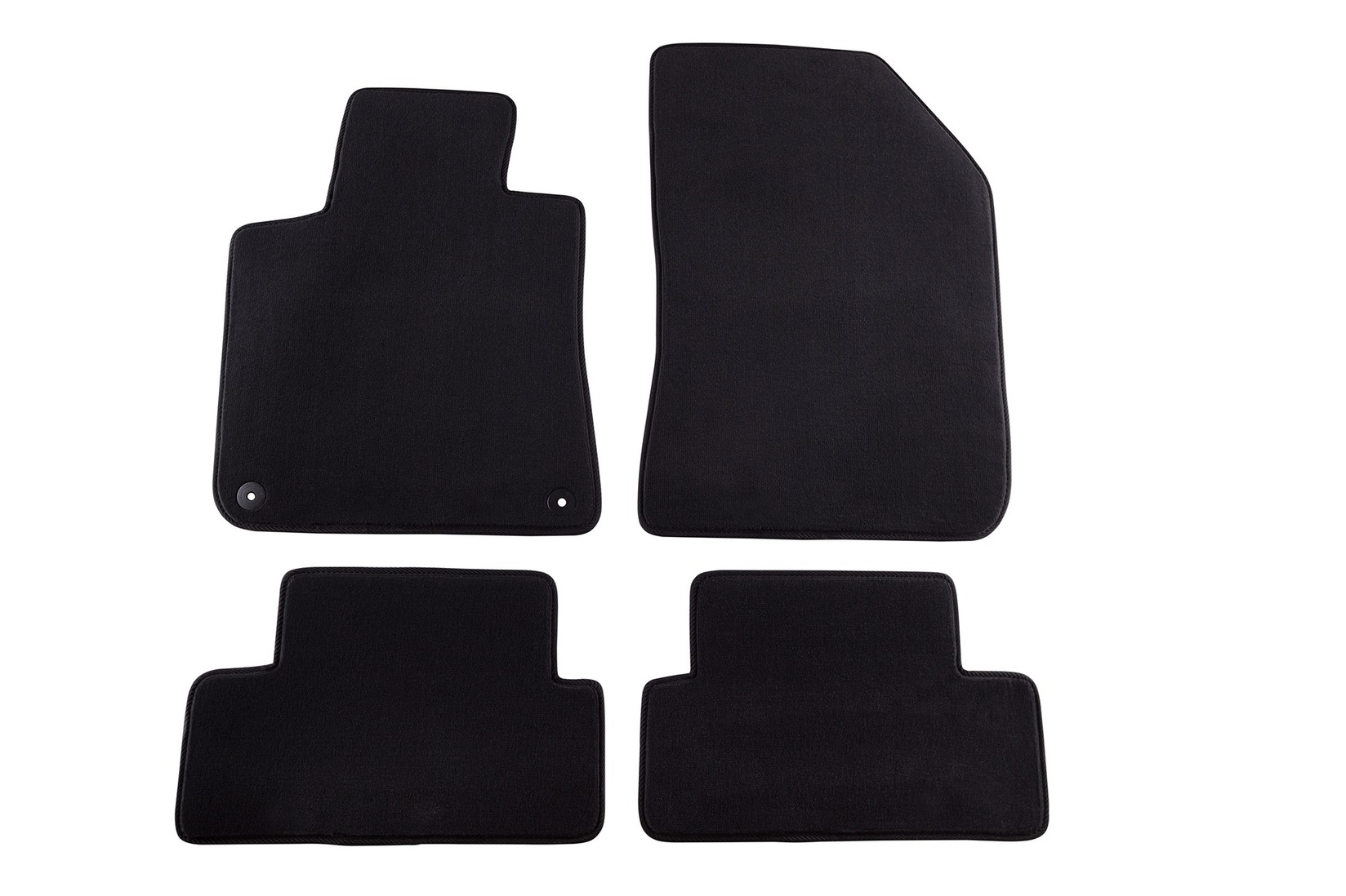 PETEX Платнени патосници за Peugeot 308 09/2013 =>/308 SW 05/2014 => 4 делови црни (B012) Style материјал