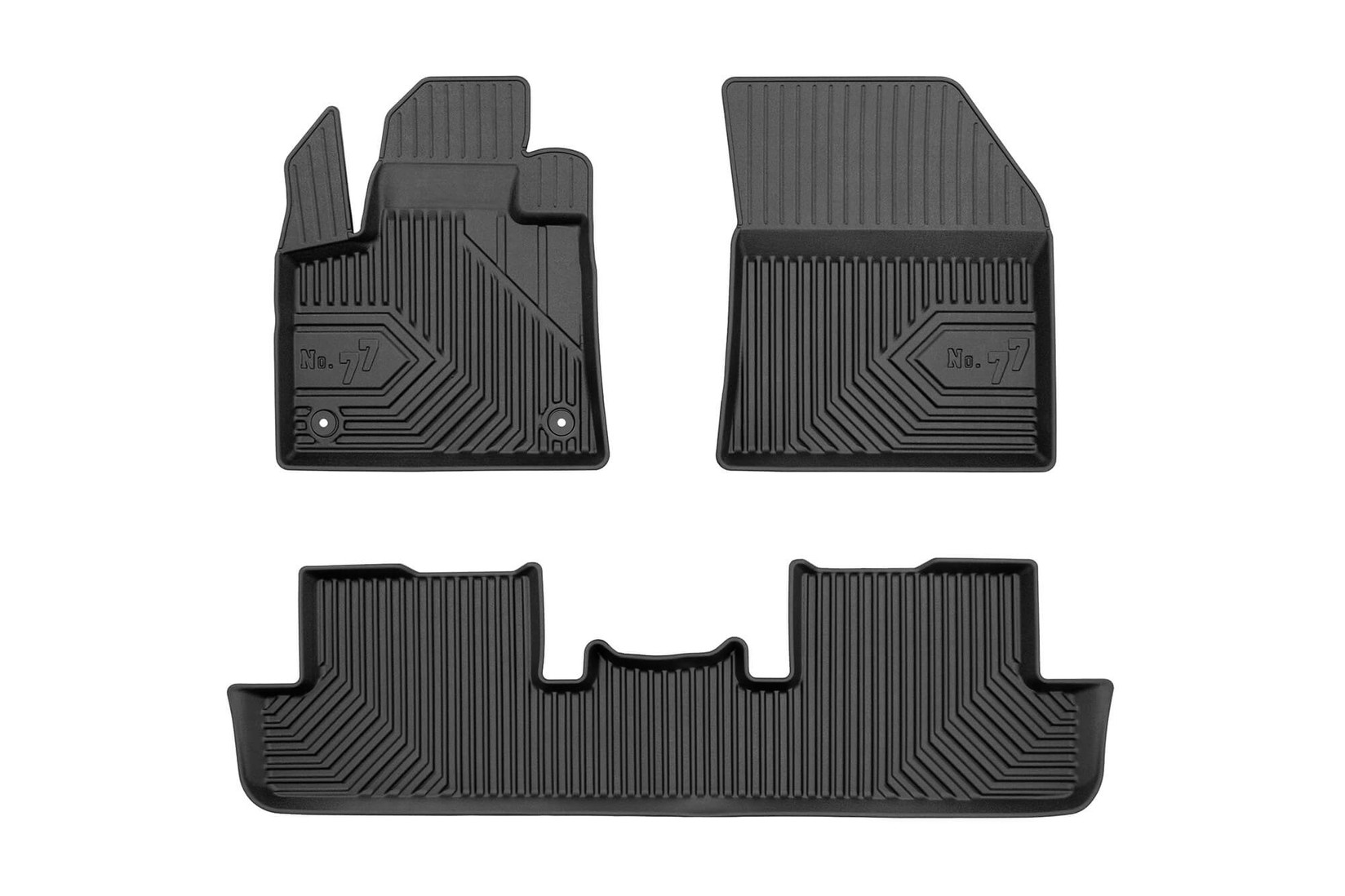 FROGUM 2.5D гумени патосници модел 77 за Peugeot 3008 по 2016 година 4 дела црни