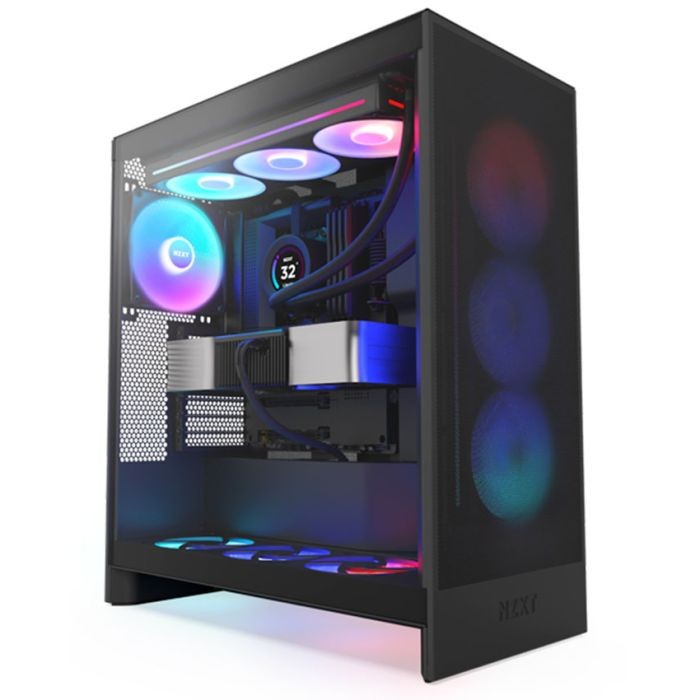 NZXT куќиште CM-H72FB-R1, H7 Flow, RGB, црно