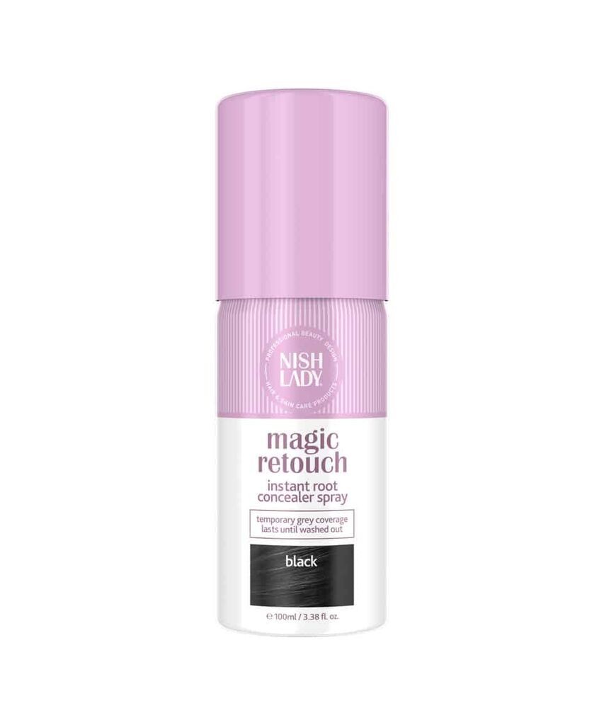 Nishlady Спреј за коса Magic Retouch Sprays (Black) 100ml