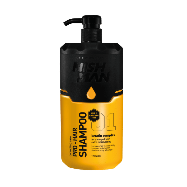 Nishman Шампон за коса Professional Hair Shampoo (Salt & Paraben Free) 1250 ml