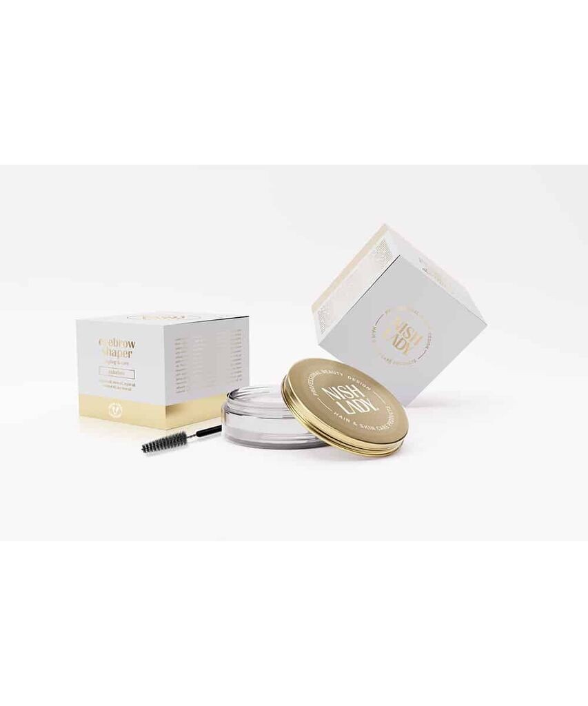 Nishlady Восок за веги Eyebrow Lift Lamination Gel Kit with Brush (Colourless) 50ml