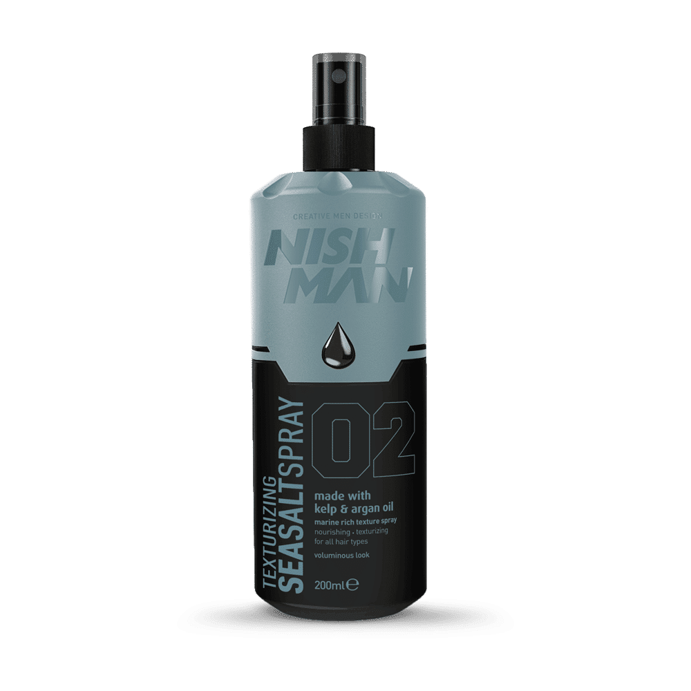 Nishman Спреј за коса Sea Salt Spray 02 (Made With Kelp & Argan Oil)