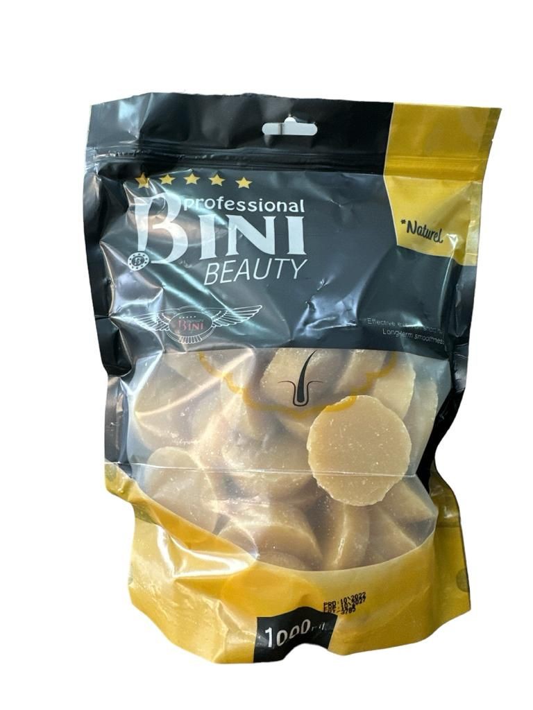 Bini Beauty Цврст восок Bini Naturel 1000 g