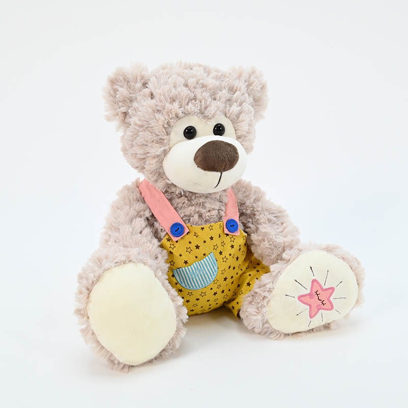 AMEK Мече со Жолта Облека - 42 cm