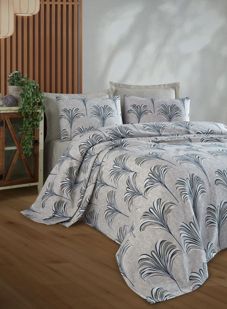 Комплет постелнина L'essentiel Maison Santo, 160x235 cm, Сина