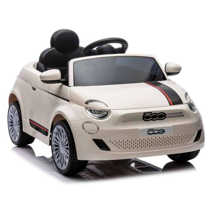 PRINCE TOYS Автомобил на акумулатор Fiat 12V бел 49966