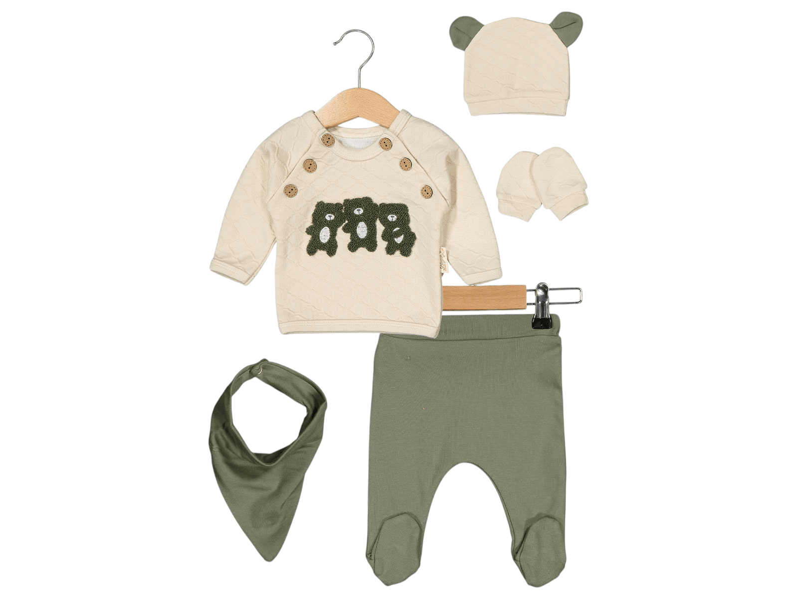 5 делен комплет