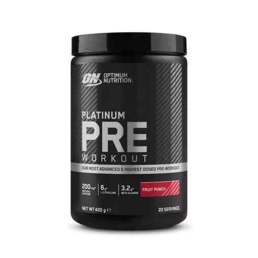 OPTIMUM NUTRITION Platinum PRE WORKOUT 420г - Fruit punch