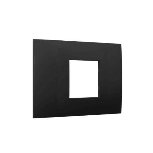 ELEKTROMATERIJAL LENDAVA Рамка 2/3М црна слим МОДУС 434165