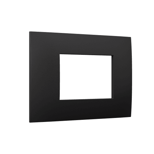 ELEKTROMATERIJAL LENDAVA Рамка 3М црна слим МОДУС 434166