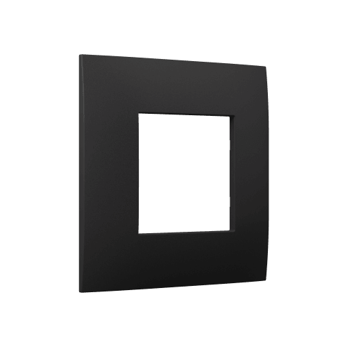 ELEKTROMATERIJAL LENDAVA Рамка 2М црна слим МОДУС 434164
