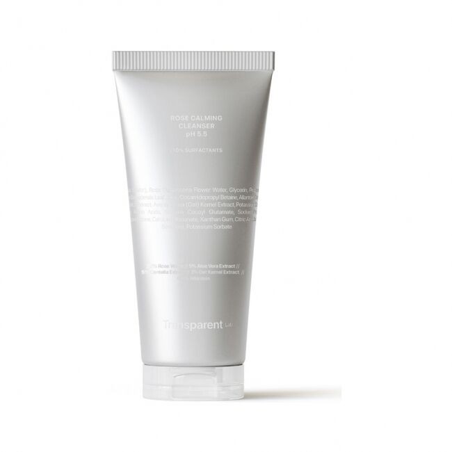 Transparent Lab Гел за чистење на лице Rose, смирувачки, 150мл.