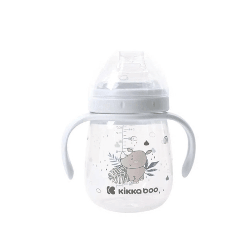 KIKKA BOO Шише пластично 240мл савана плаво 6+