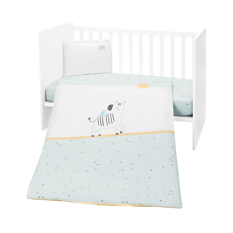 KIKKA BOO Постелнина stripy friends 5 дела