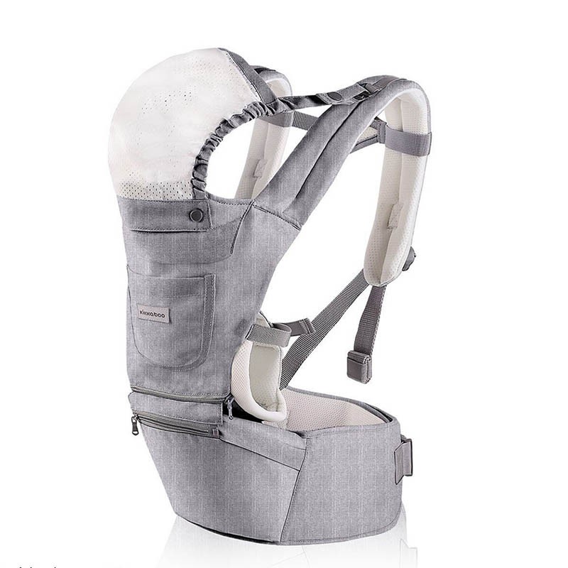 KIKKA BOO Носилка за бебе 3 во 1 chloe сива