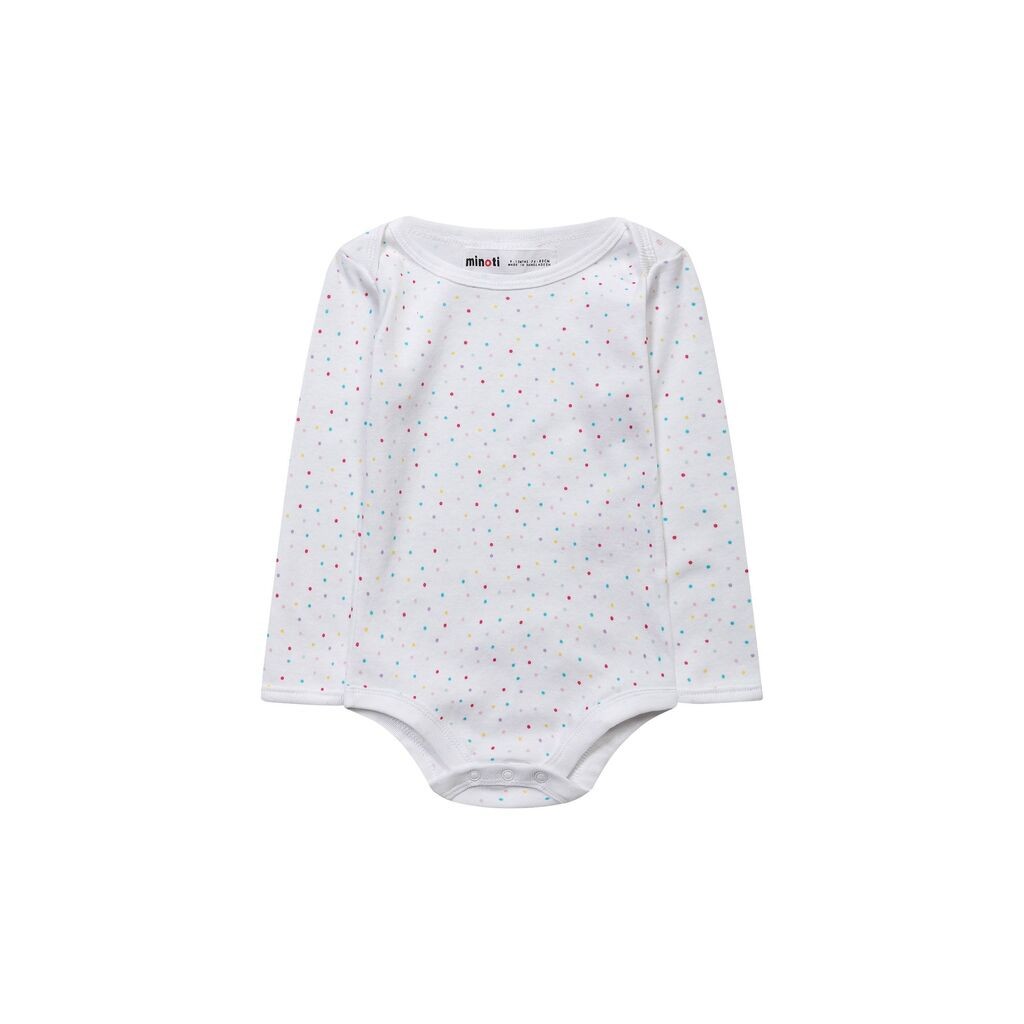 Minoti Боди со долг ракав Fashionista white