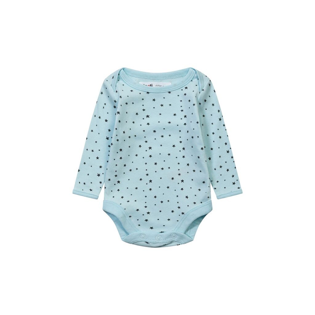 Minoti Боди со долг ракав Dots Blue