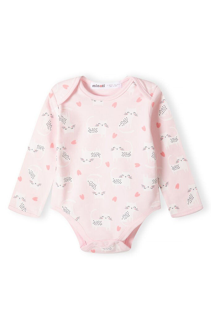 Minoti Боди со долг ракав Big cat