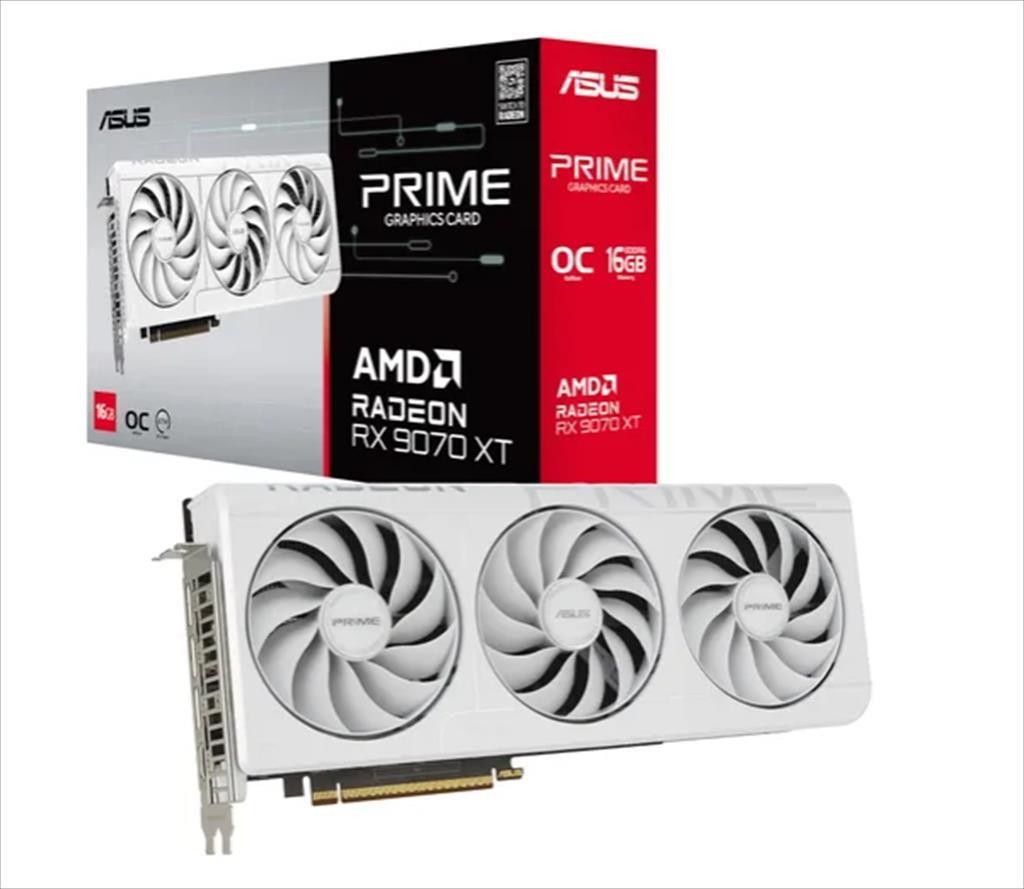 ASUS Графичка карта RX 9070 XT Prime OC White Edition 16GB GDDR6 256-bit HDMI 3xDP 90YV0L75-M0NA00