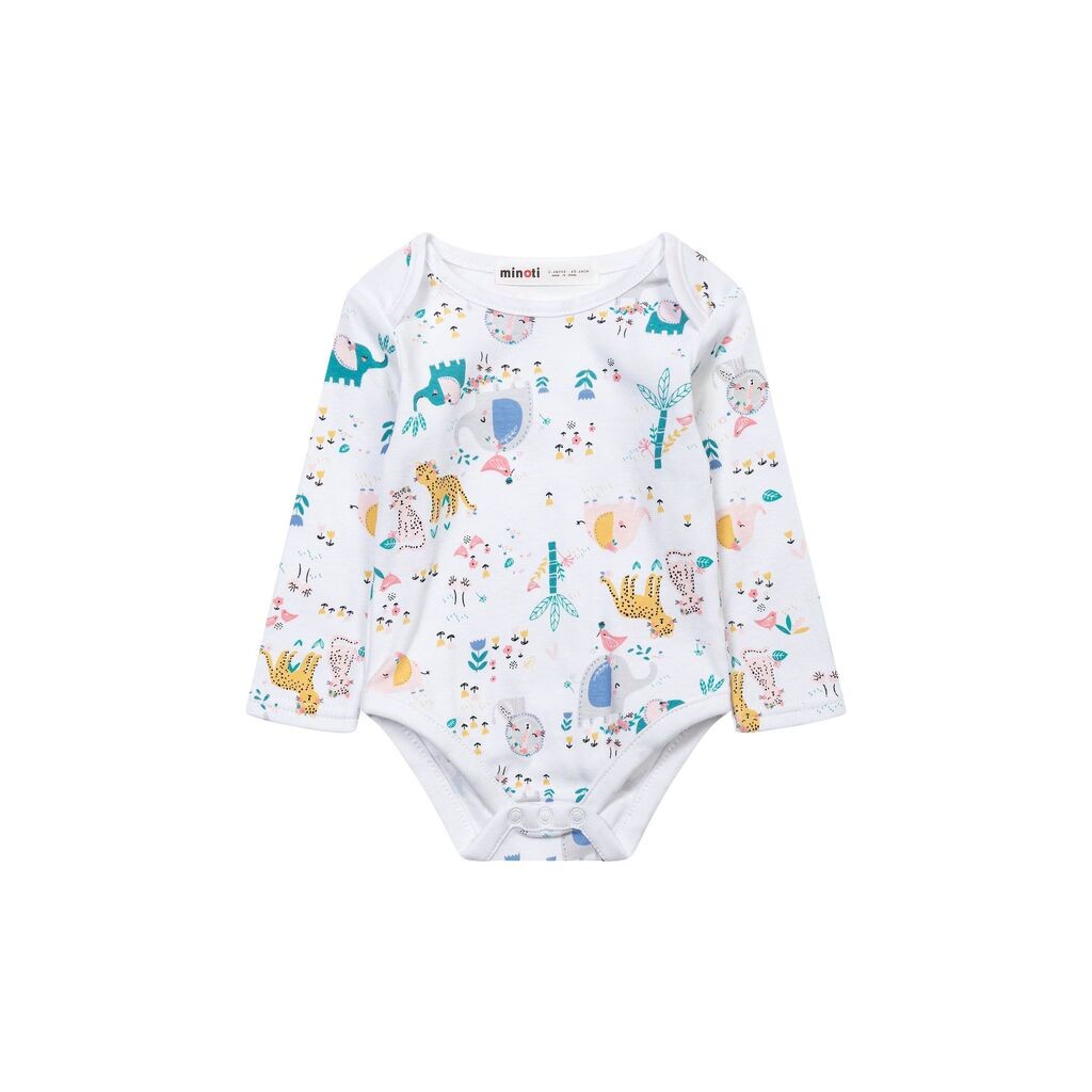 Minoti Боди со долг ракав Happy Life