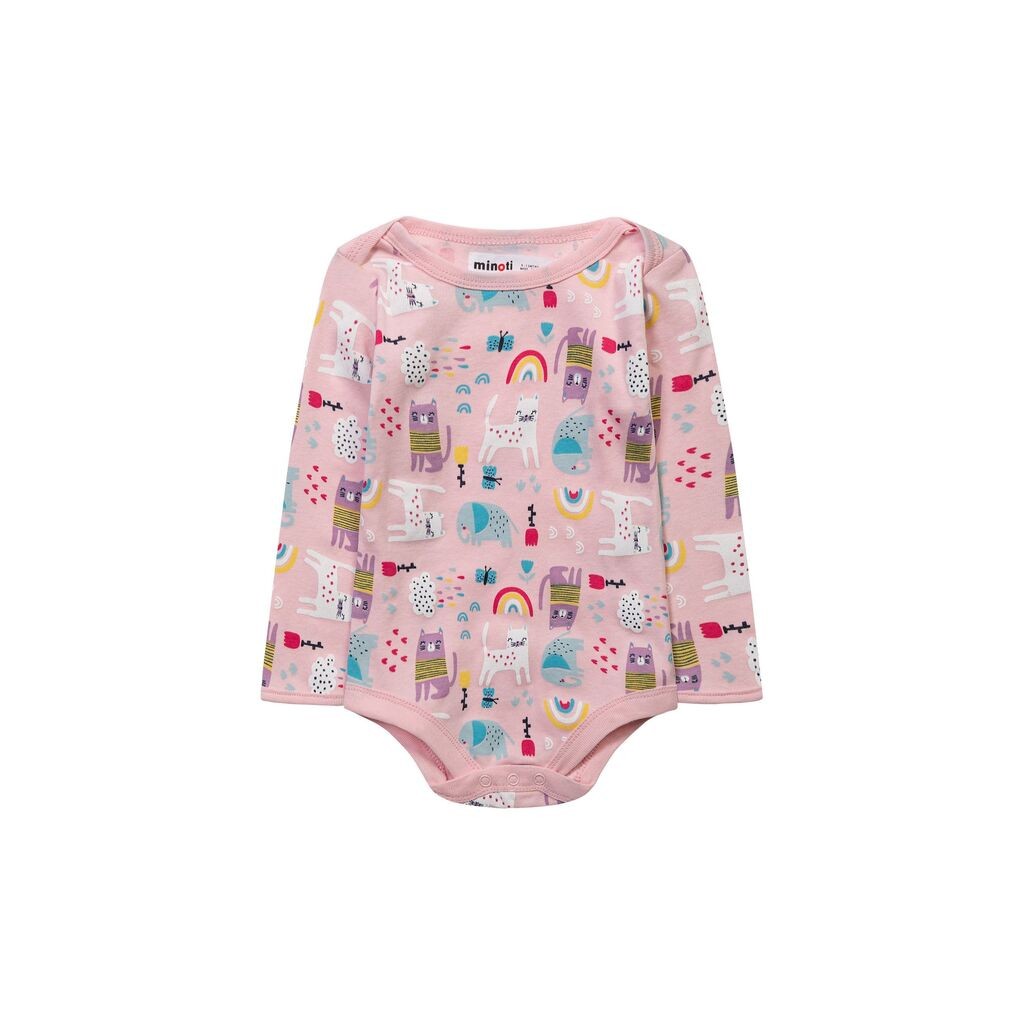 Minoti Боди со долг ракав Fashionista