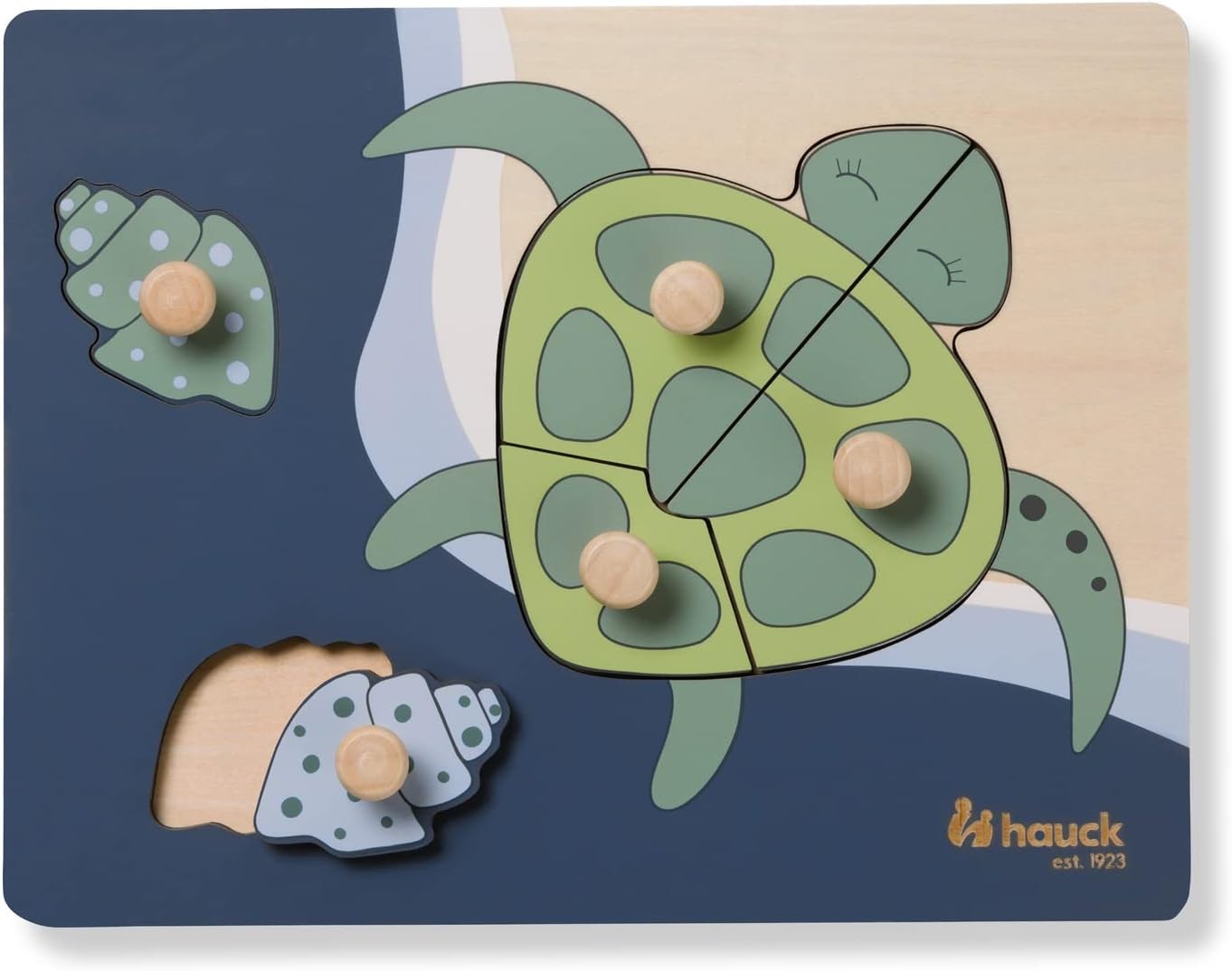 Hauck Дрвена сложувалка Hauck N Sort Turtle