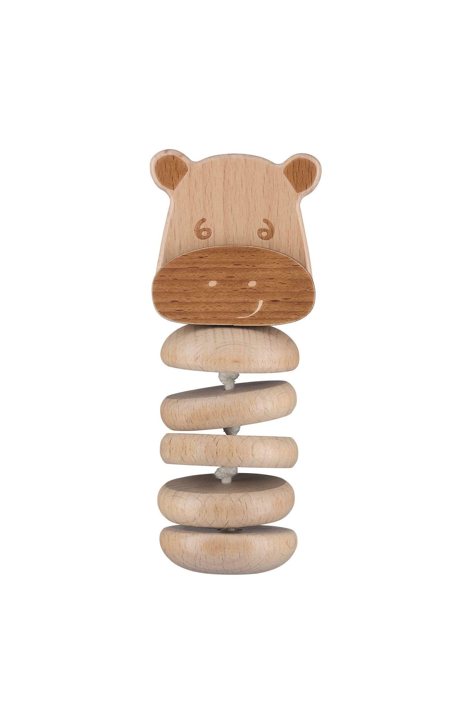 Bebeconfort Дрвена играчка FSC Wood Hippo Safari