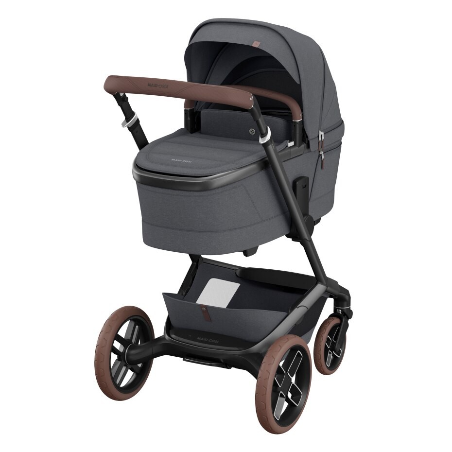 Maxi Cosi Количка Fame Twillic Темно сива Stroller+Carrycot