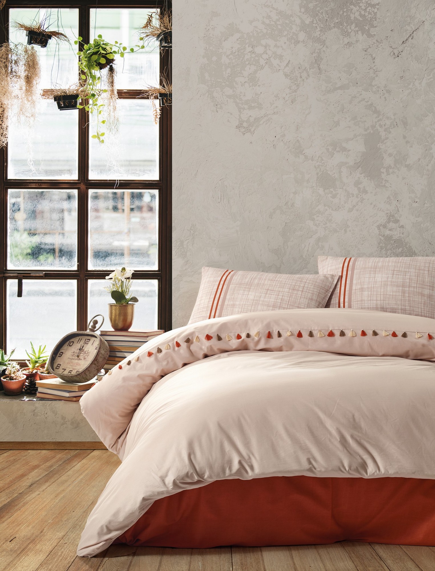 Комплет постелнина L'essentiel Maison Merri, 160x220cm, розова