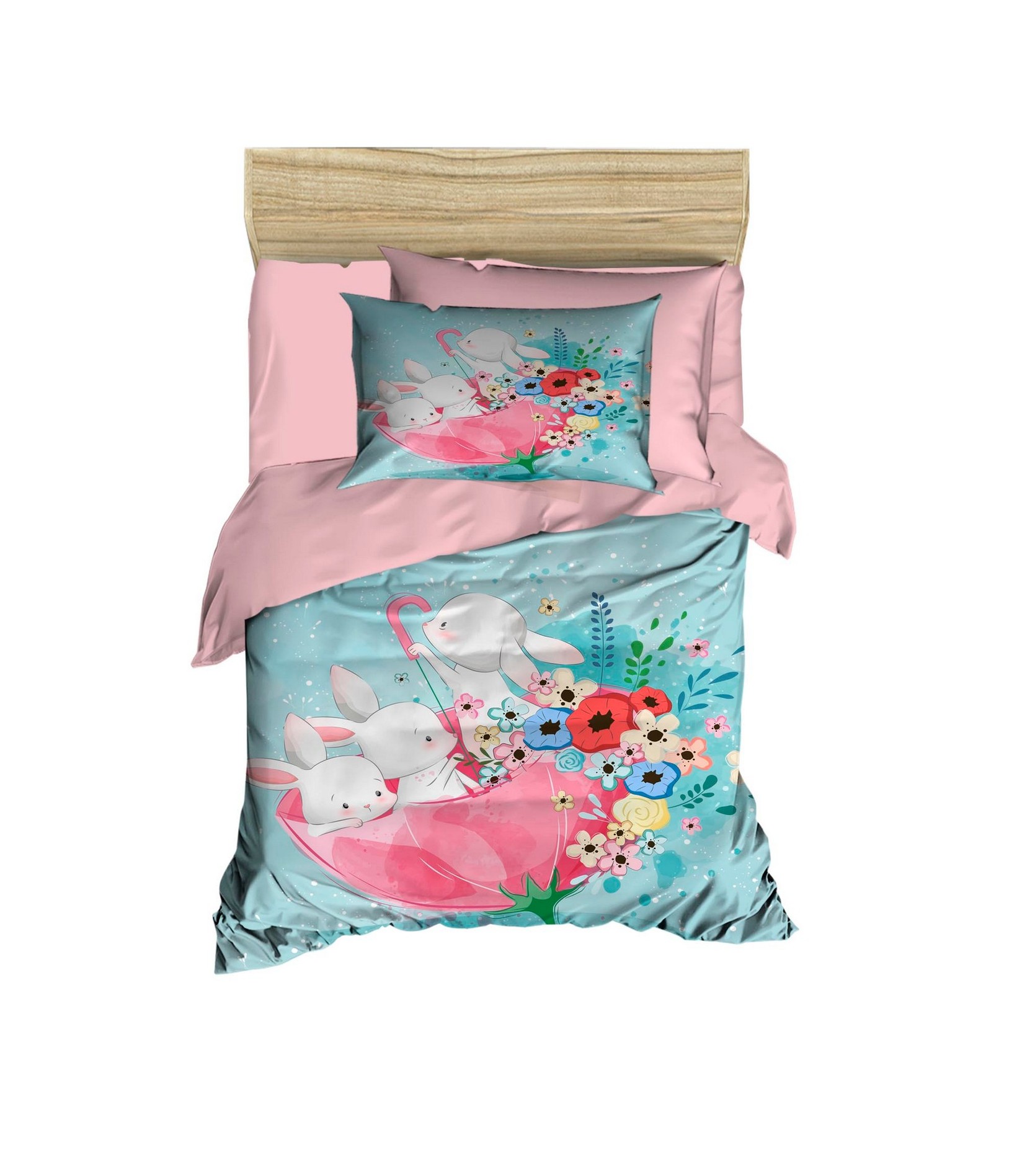 Бебешка постелнина Conceptum Hypnose PH188, 100x150cm, тиркизна