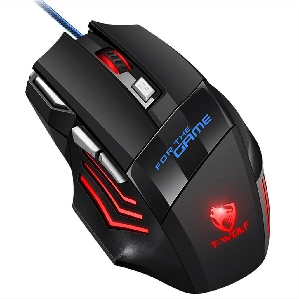 Extralink Глувче Жичано Усб Gaming M1 Црно, 3200Dpi, 7 Копчиња, Rgb Ilumination